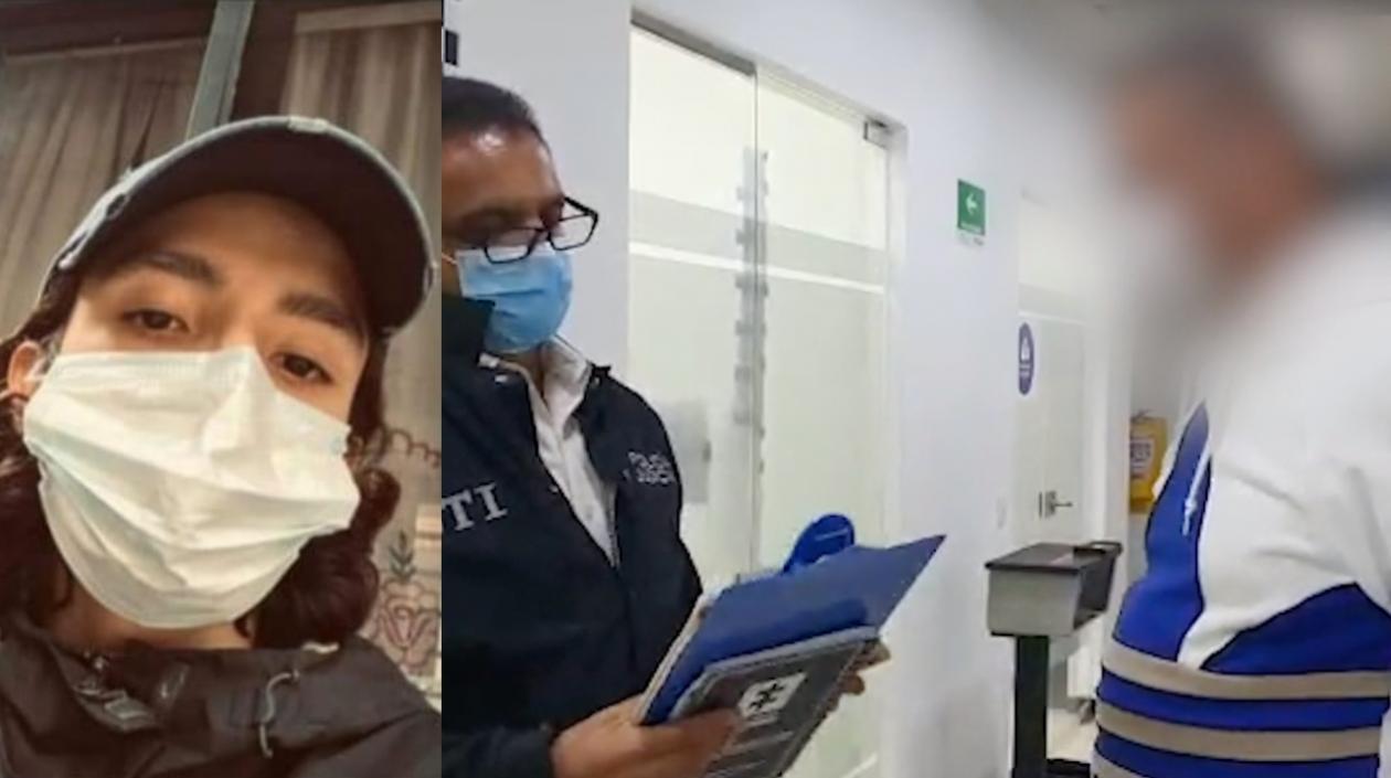 Santiago Murillo Meneses y el mayor Jorge Mario Molano Bedoya.