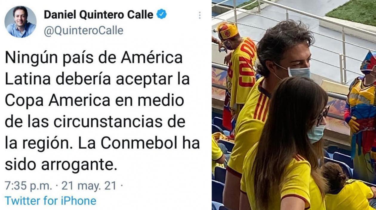 Daniel Quintero en el Metropoliano.