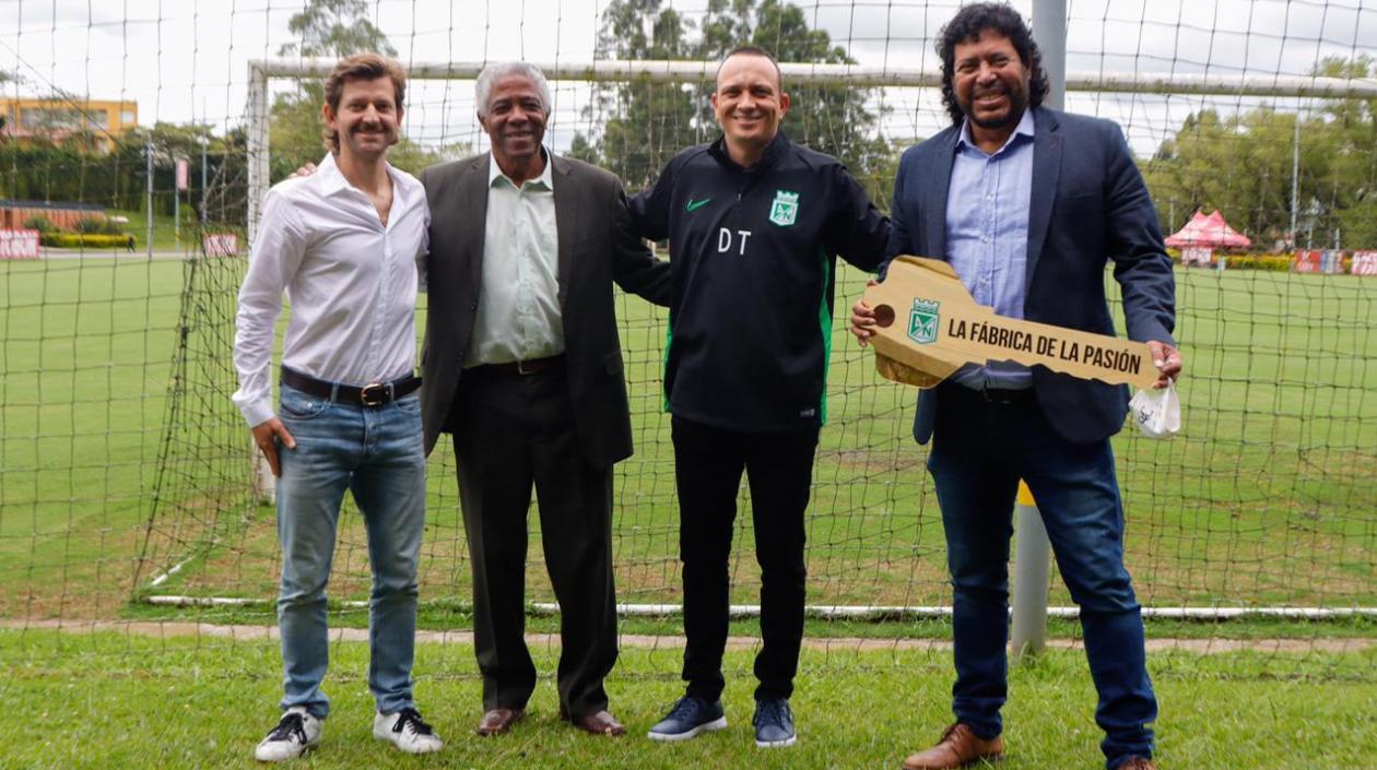  Emilio Gutiérrez, Francisco Maturana, Alejandro Restrepo y René Higuita. 