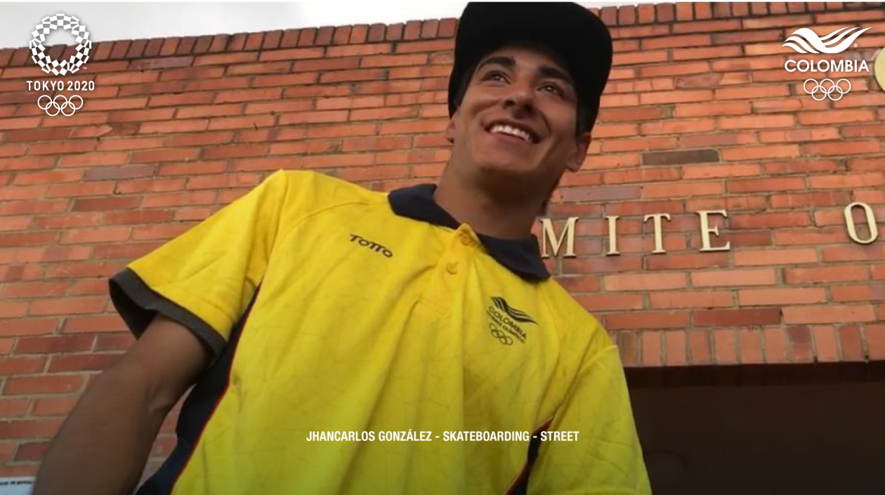 El colombiano Luis Jahncarlos González Ortiz, clasificado a Tokio 2021. 