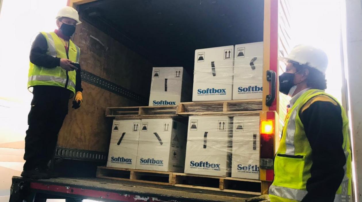 Las vacunas que llegaron.