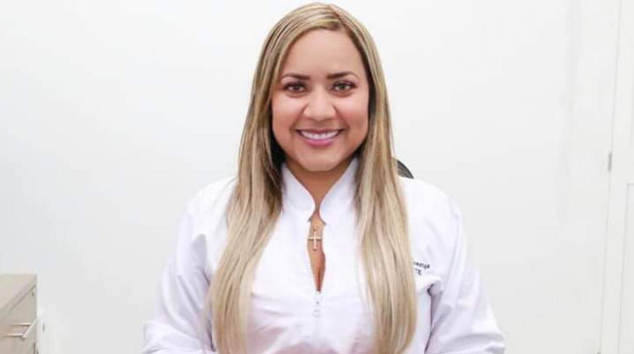 Eimy Liz Camargo, gerente saliente del hospital de Malambo.