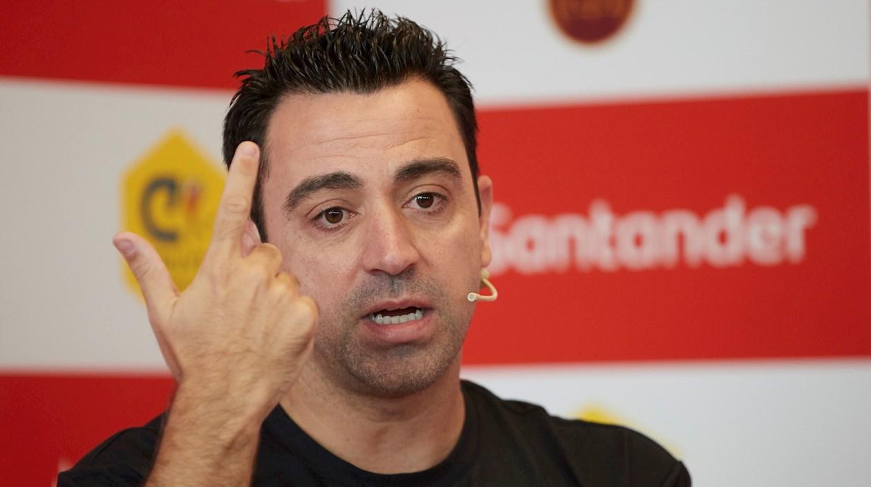 Xavi Hernández, el exjugador del Barcelona.