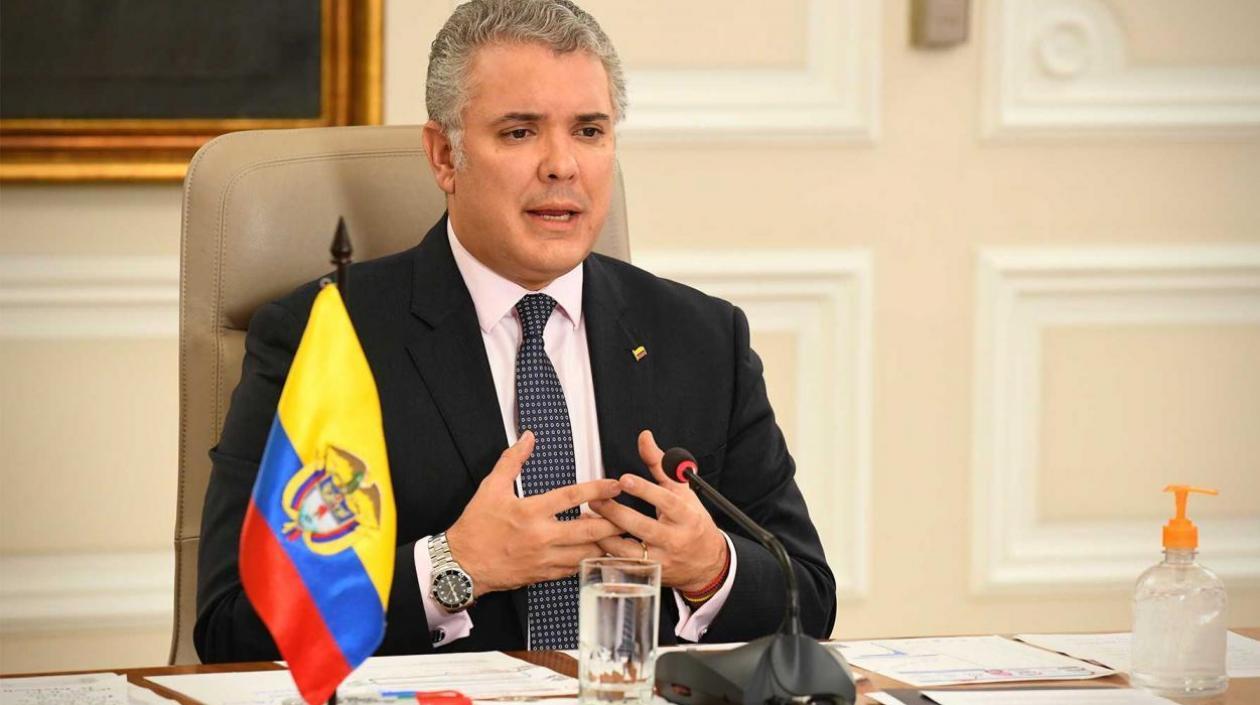 El Presidente de la República, Iván Duque.