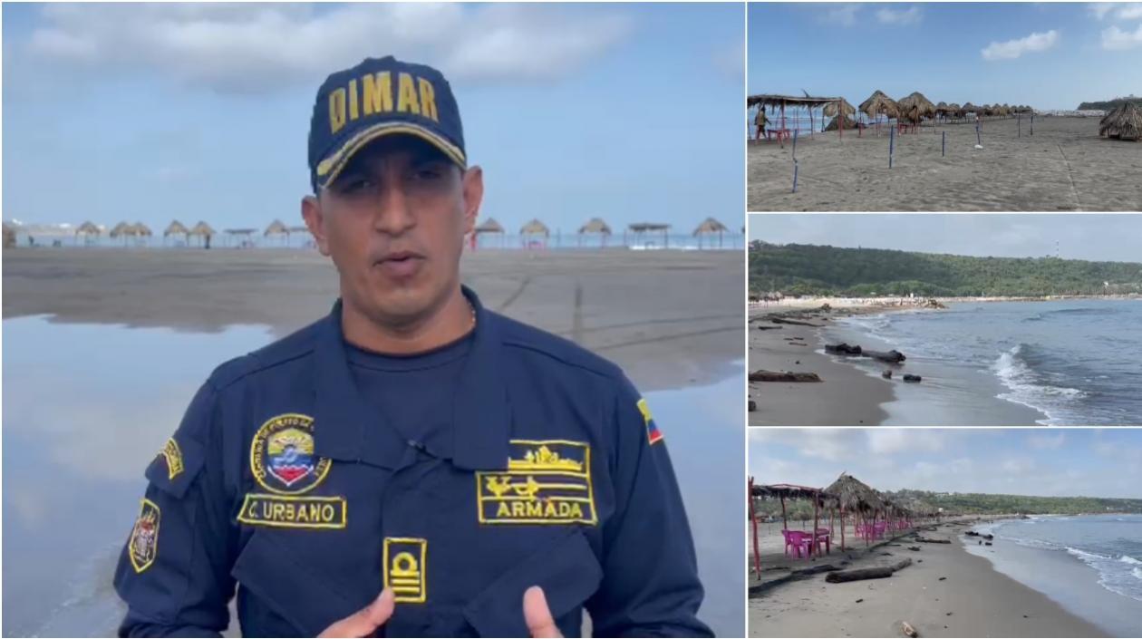 Capitán del Puerto de Barranquilla, capitán de fragata Carlos Urbano Montes.