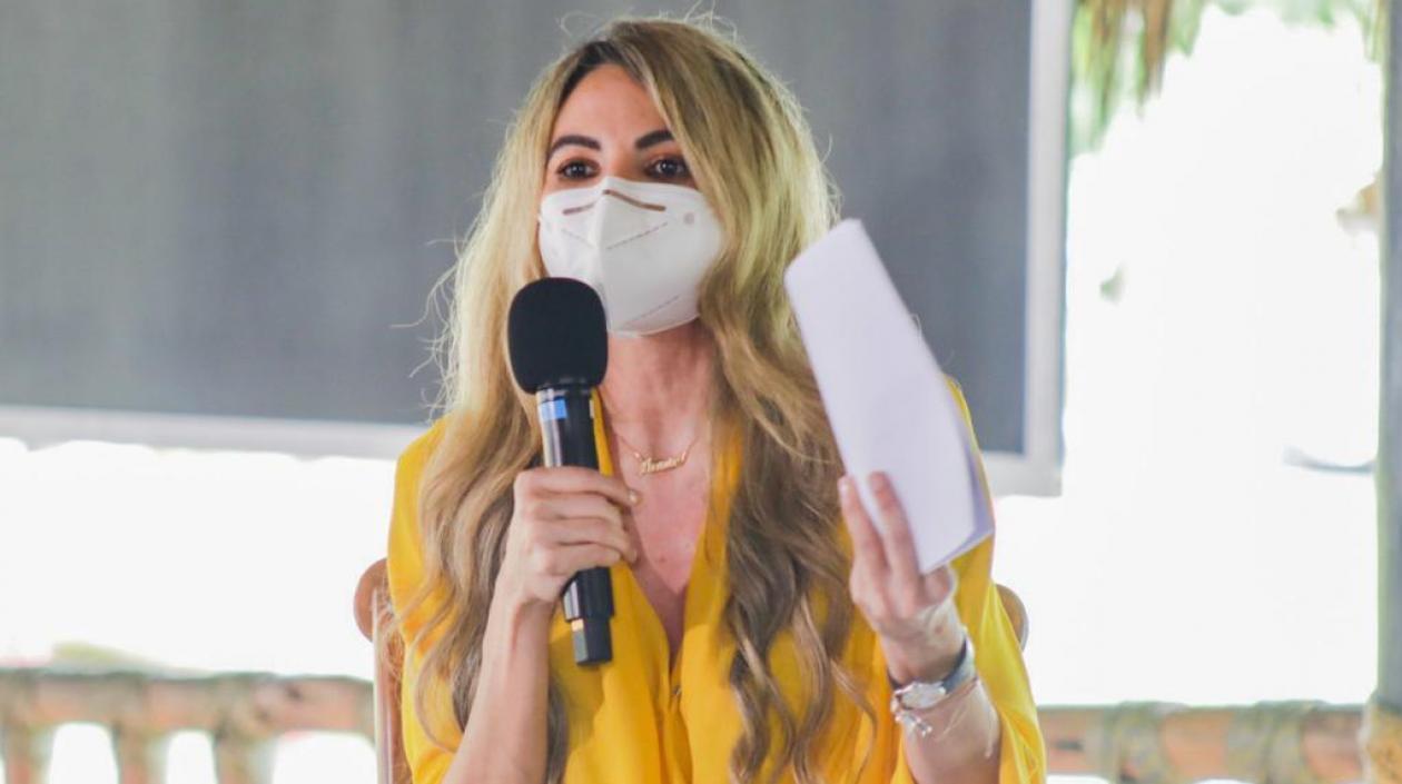 La viceministra de Ciencias, Ana María Aljure.