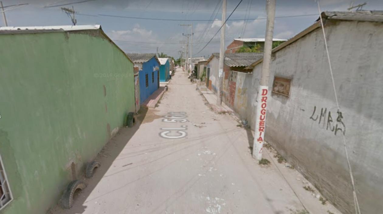 Calle 56C con carrera 6, barrio Altos de La Metro. 