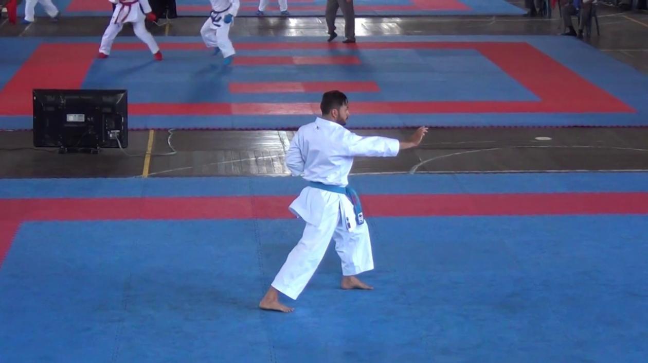  David Contreras, karateca colombiano. 