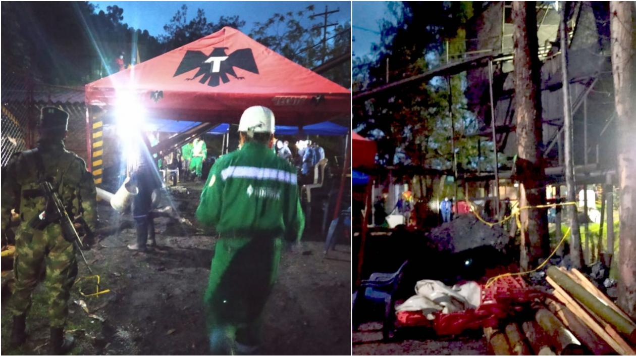 Equipo de Salvamento Minero de Nobsa atiende emergencia por explosión en mina subterránea de carbón en Socha, Boyacá.