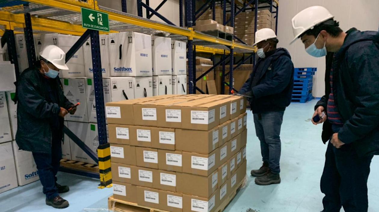 Las vacunas que llegaron.