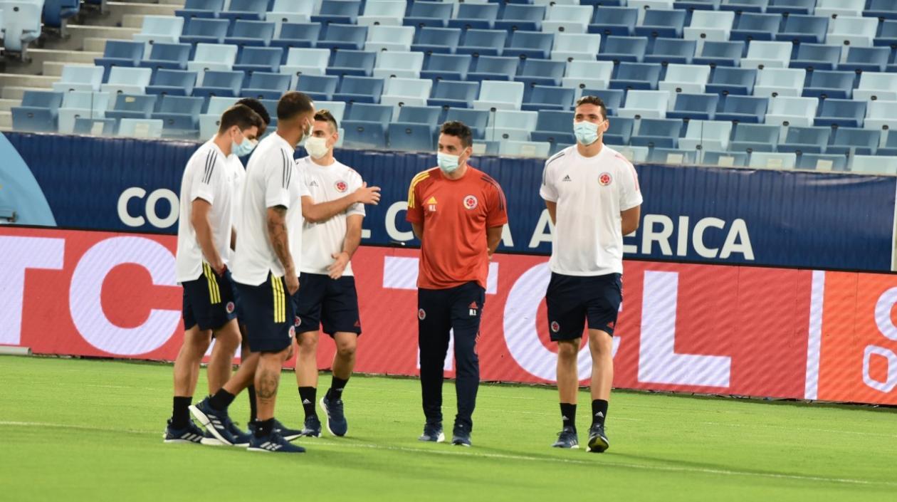 Jugadores de la Selección Colombia. 