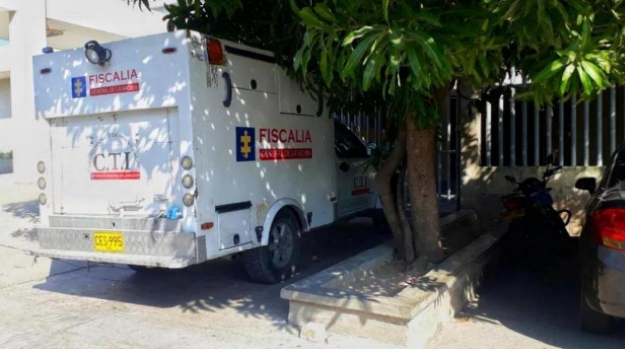 El cuerpo de Francisco Martín Altamar Ahumada fue llevado a Medicina Legal. 