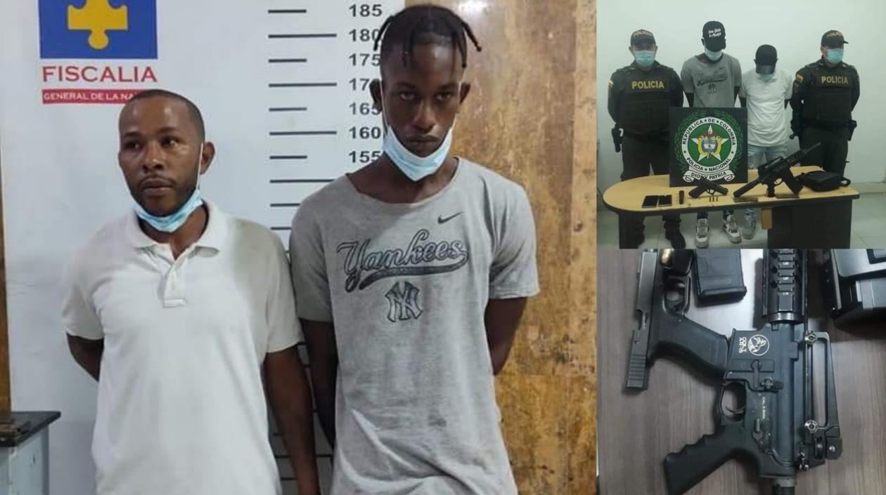 Los capturados quedaron a disposición de la Fiscalía. 