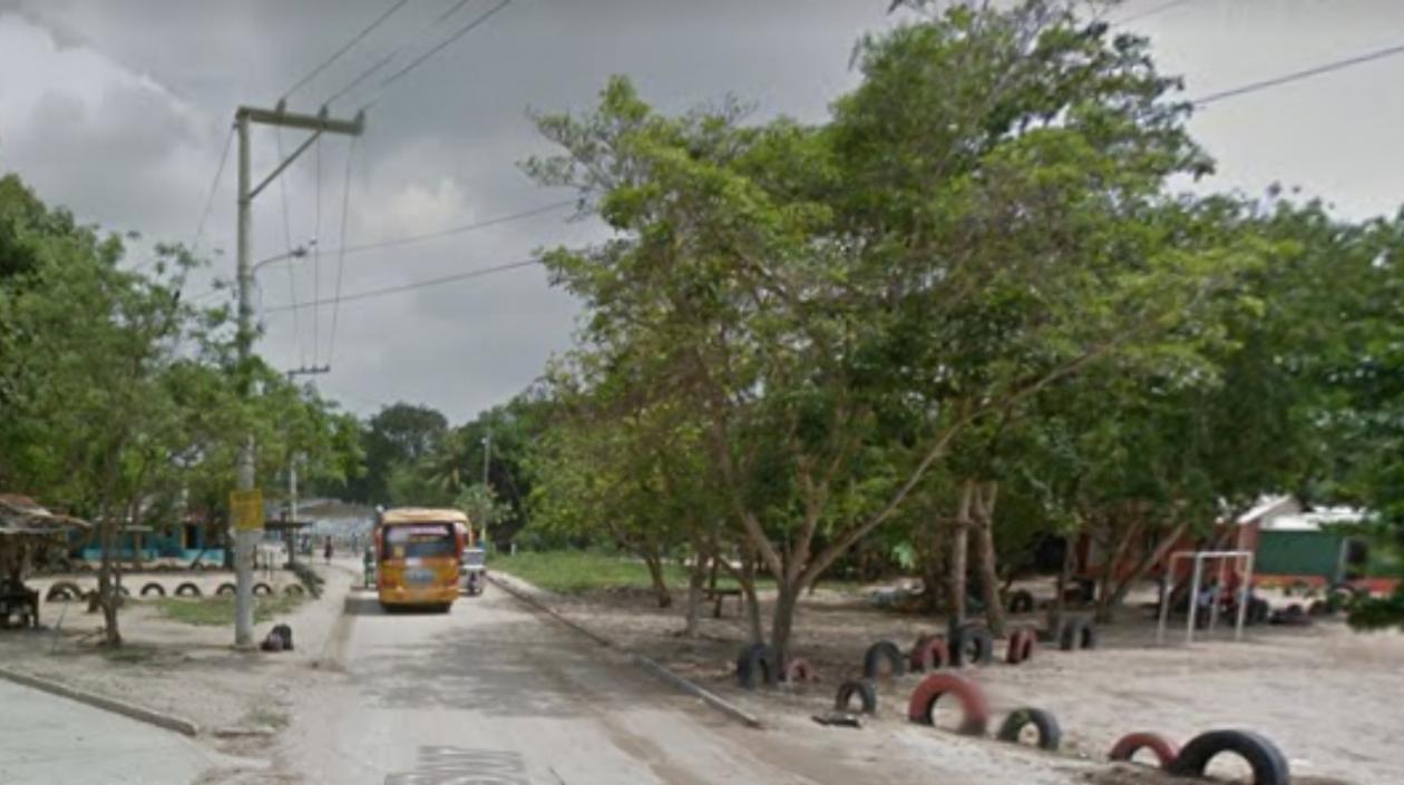 Aspecto del barrio San José, en Malambo, donde ocurrió el doble crimen. 