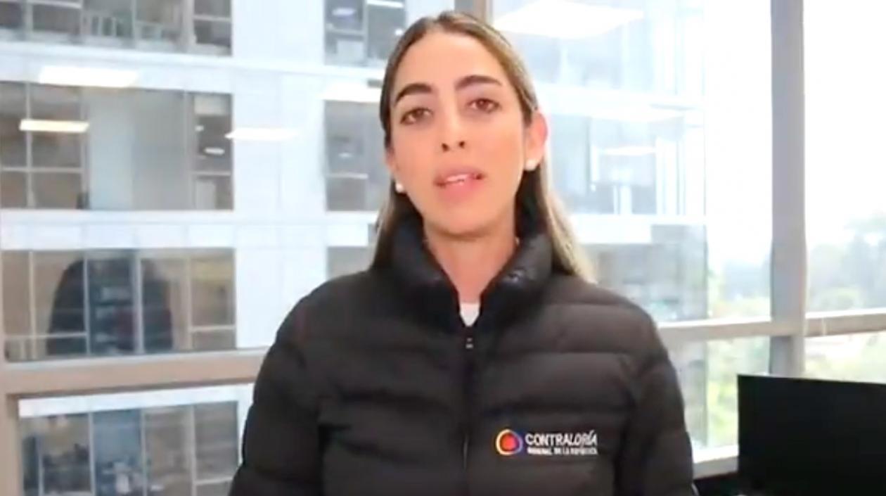 Jehan Alí Cabrales, Contralora Delegada para el Sector Trabajo.