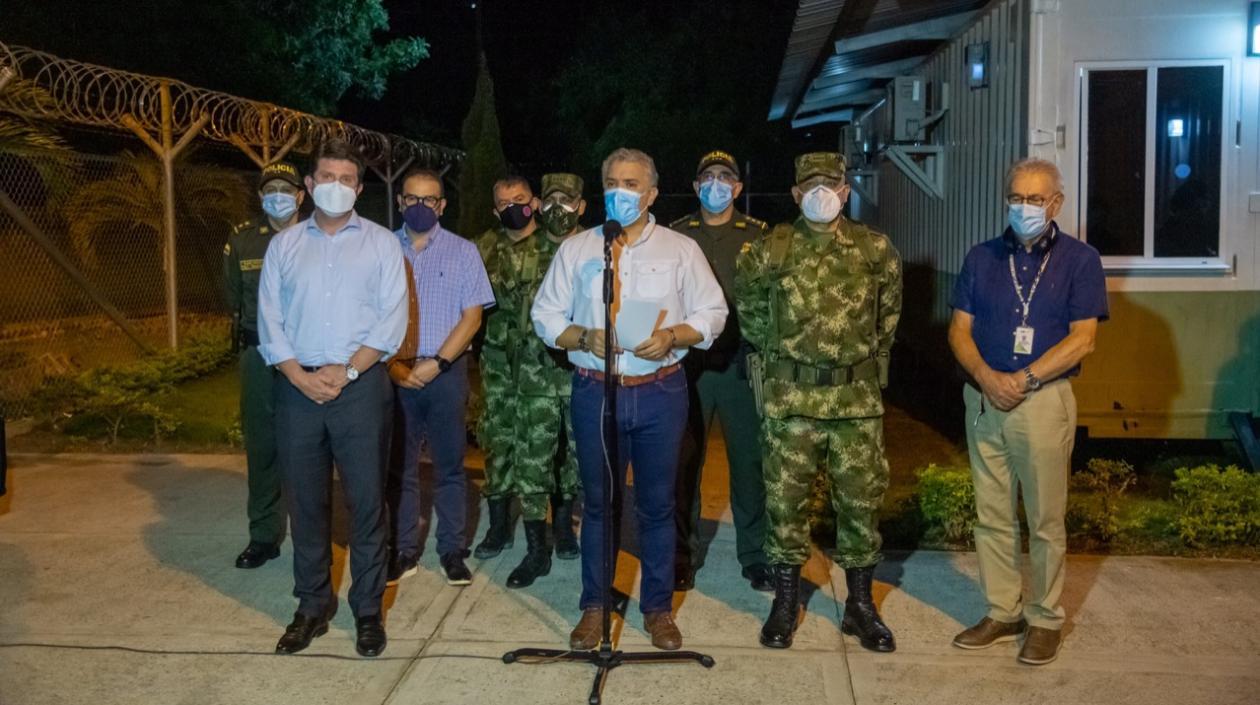 El Jefe de Estado anunció la recompensa durante su visita a Cúcuta. 