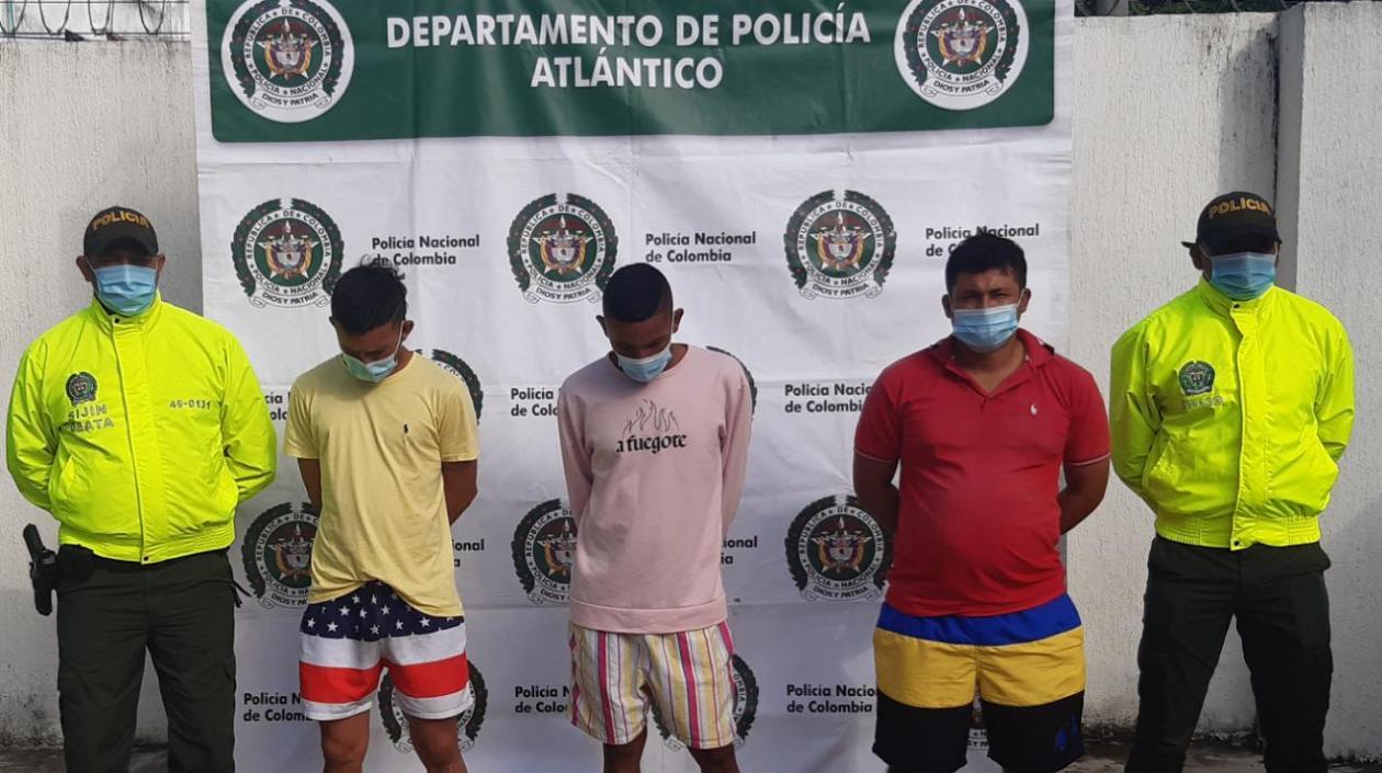 Los capturados quedaron a disposición de la Fiscalía. 