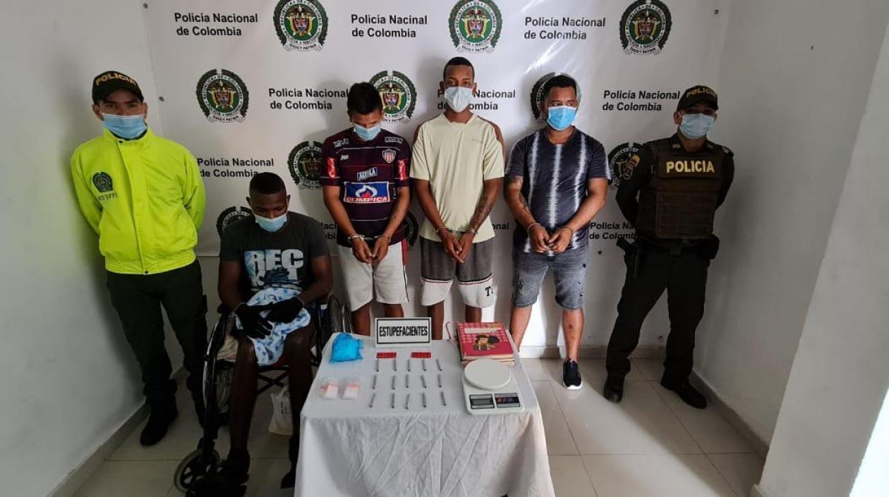 Los capturados quedaron a disposición de la Fiscalía. 