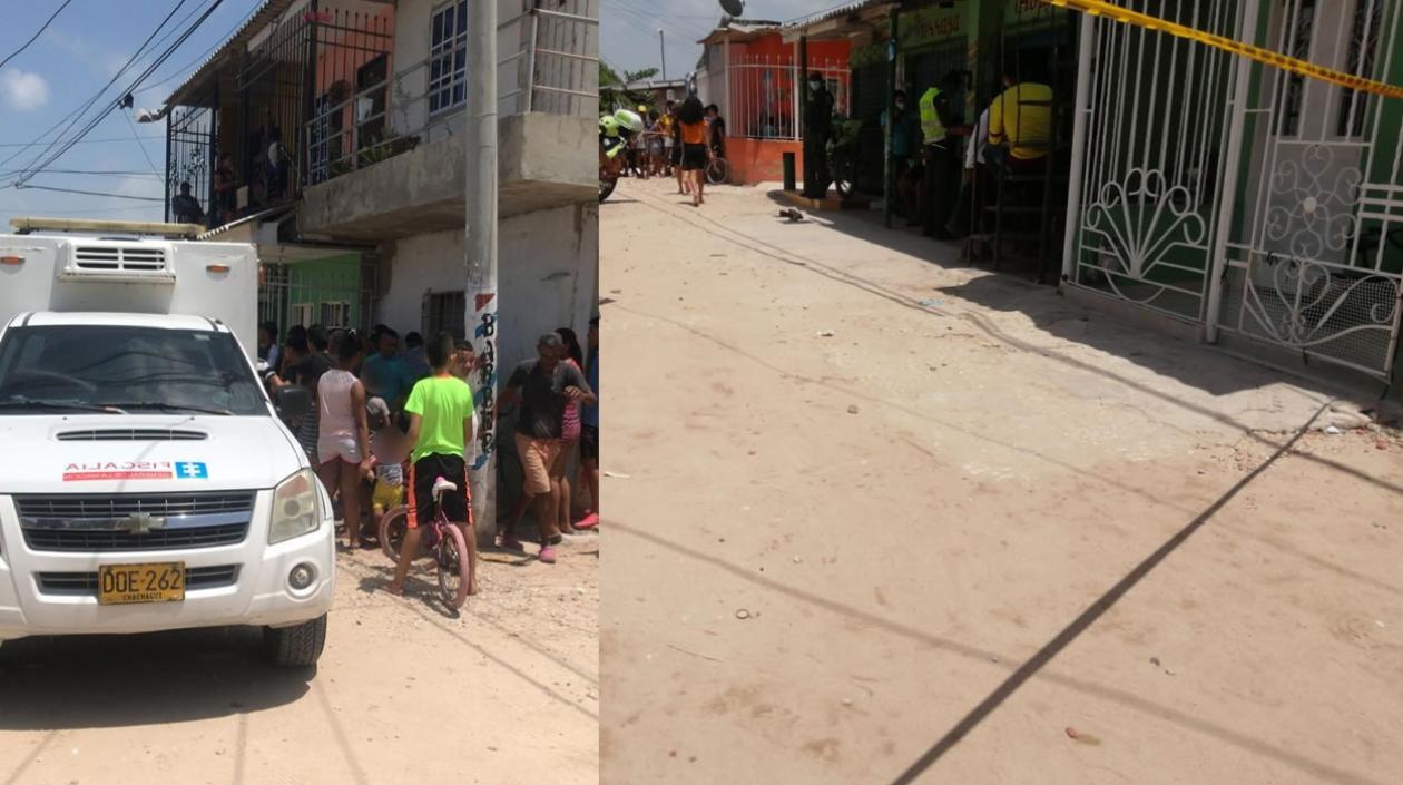 El CTI de la Fiscalía hizo presencia en el lugar del crimen. 