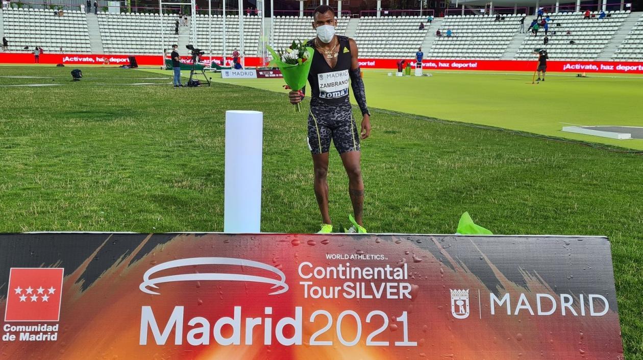 Anthony Zambrano, atleta colombiano. 