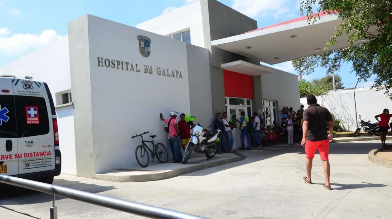 La víctima llegó sin signos vitales al Hospital de Galapa.