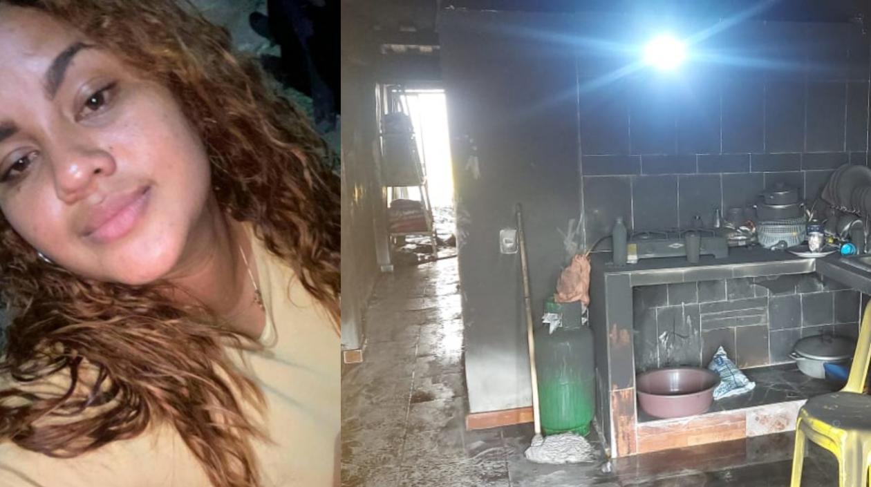 Katherine Pérez Viera murió consumidas por las llamas dentro de su apartamento. 