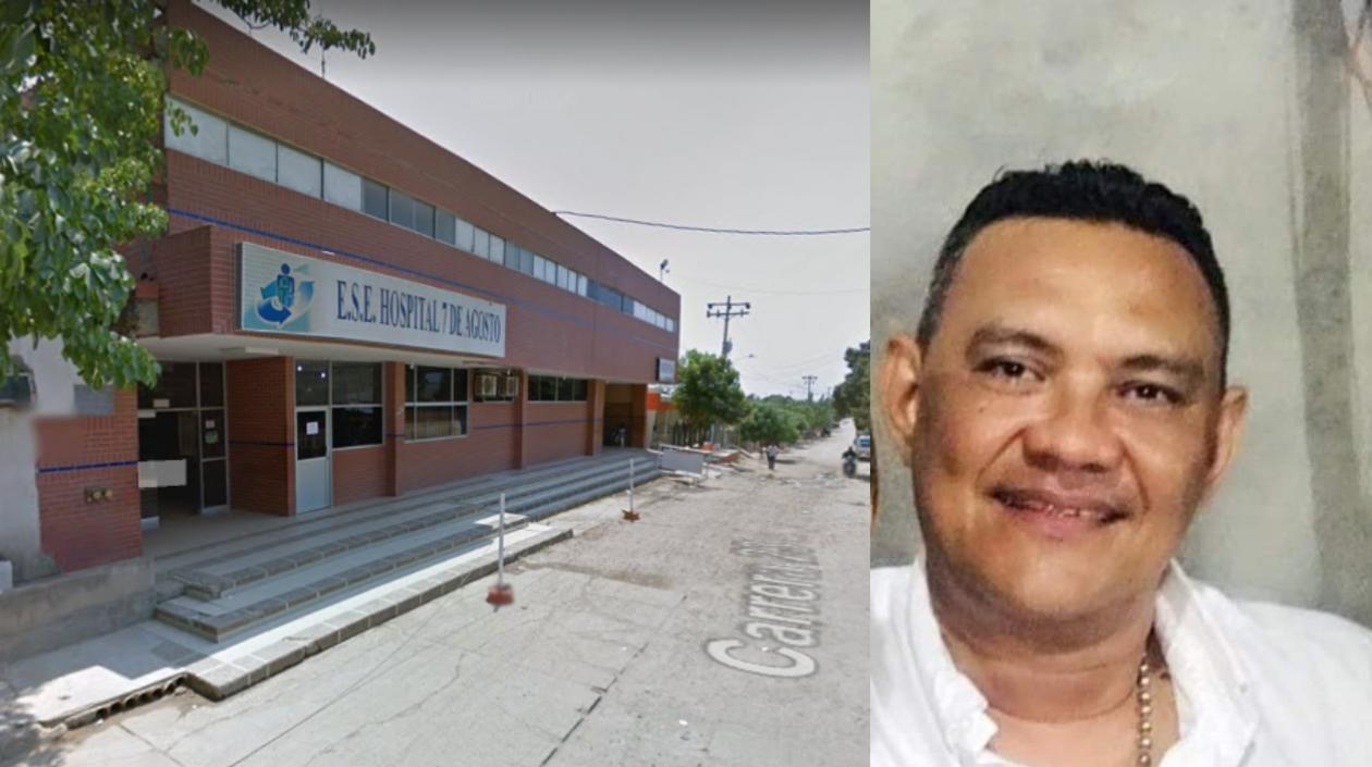 José Gregorio Saumeth Díaz fue asesinado frente al Hospital 7 de Agosto de Plato. 