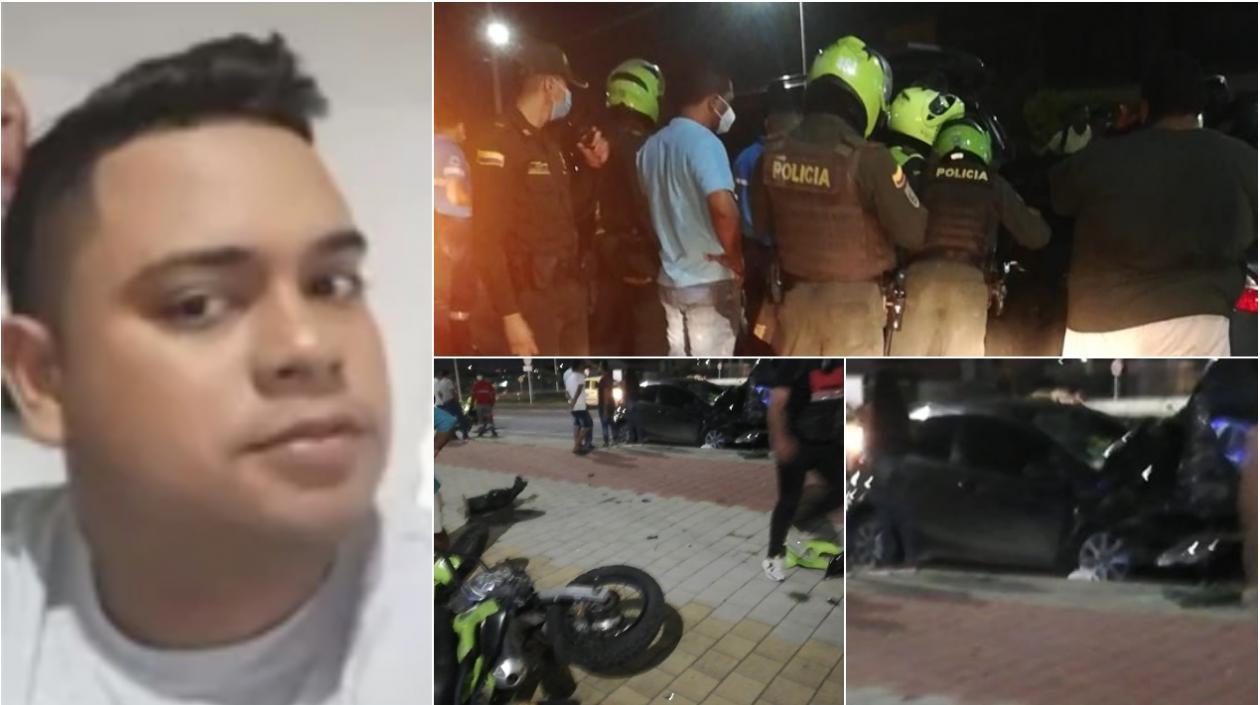 El uniformado Anderson Huertas Álvarez fallecido en la Circunvalar por Caribe Verde.