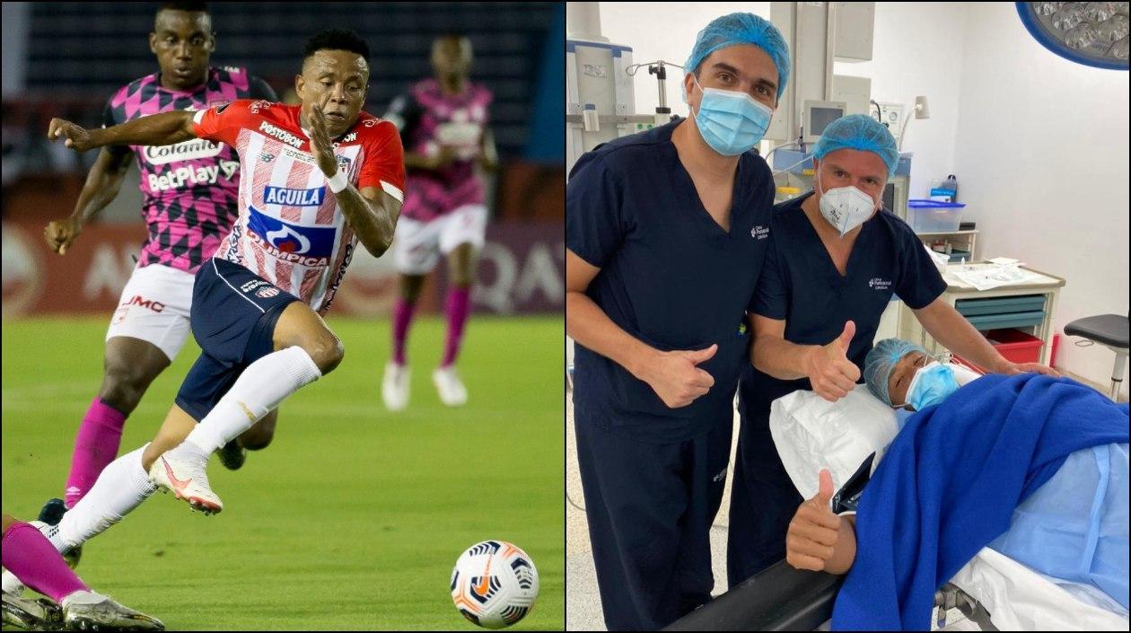 John Pajoy antes de la cirugía. 