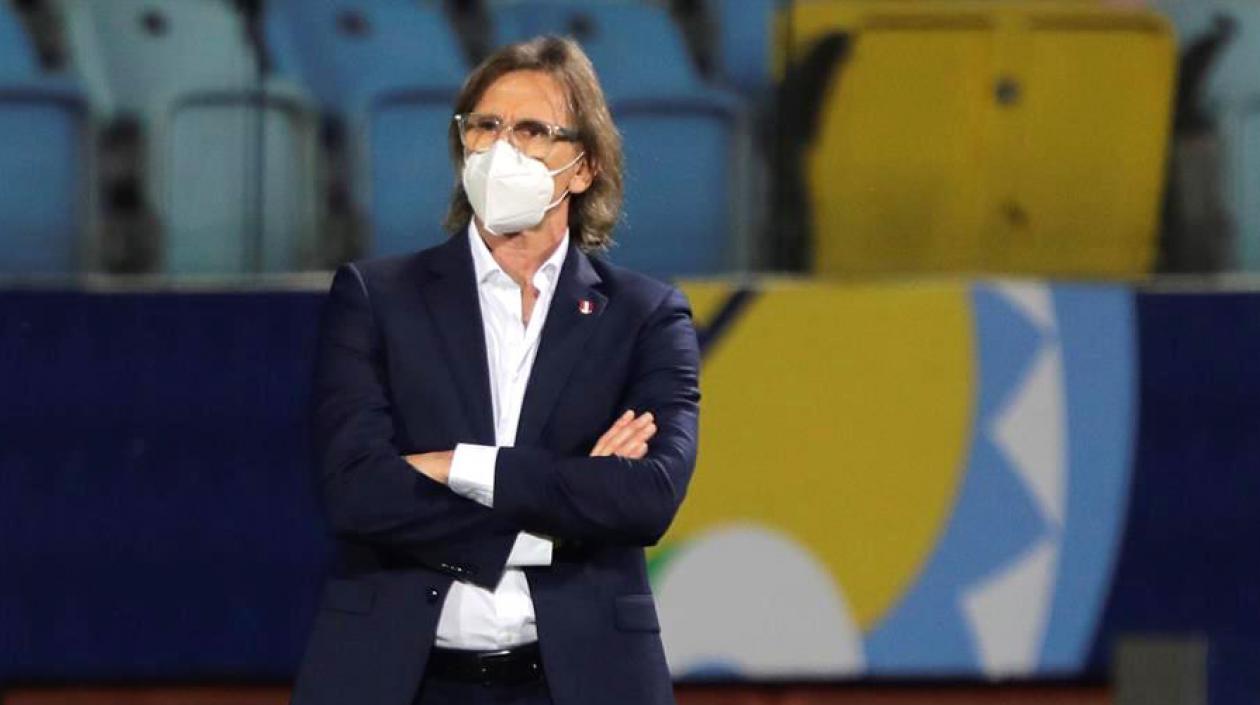 Ricardo Gareca, DT de Perú.