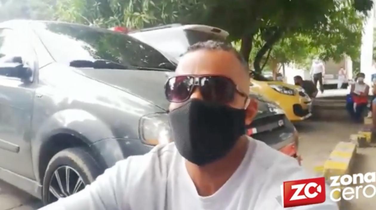 John Livinton Turcio, padre de la víctima. 