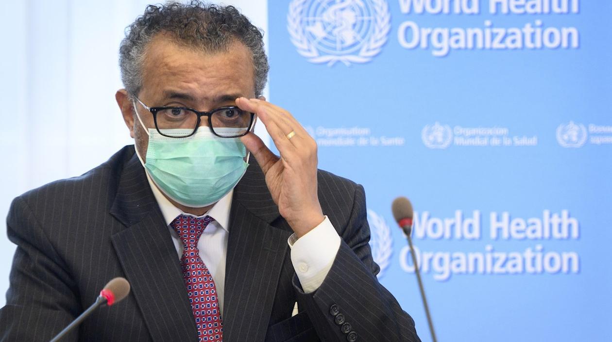 El director general de la OMS, Tedros Adhanom Ghebreyesus,