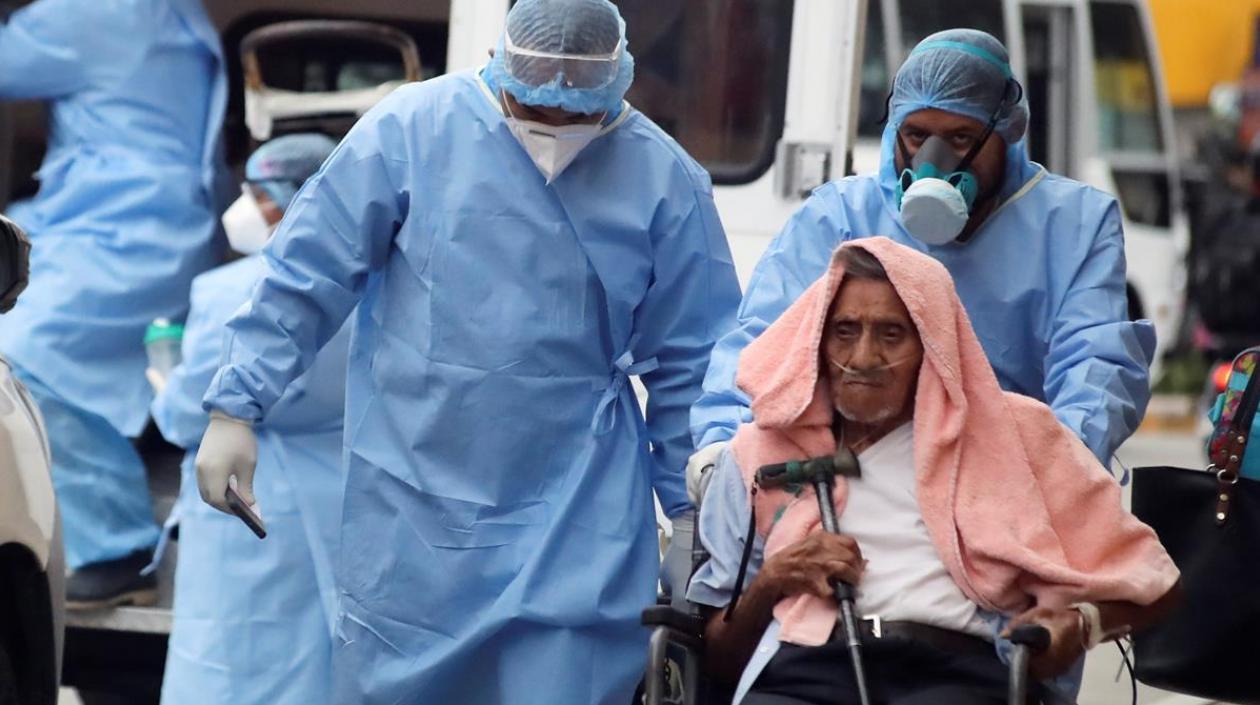 Imagen referencial de la variante Delta.