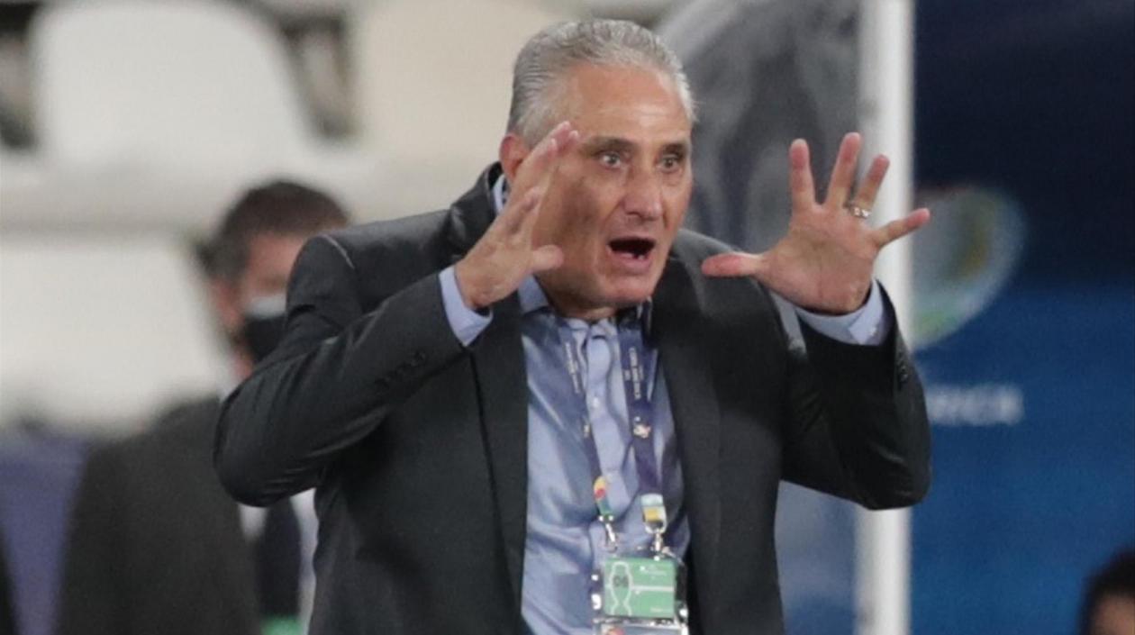 Tite, entrenador de Brasil. 