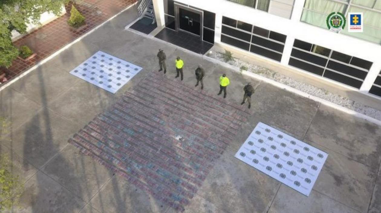 Droga incautada por La Guajira.