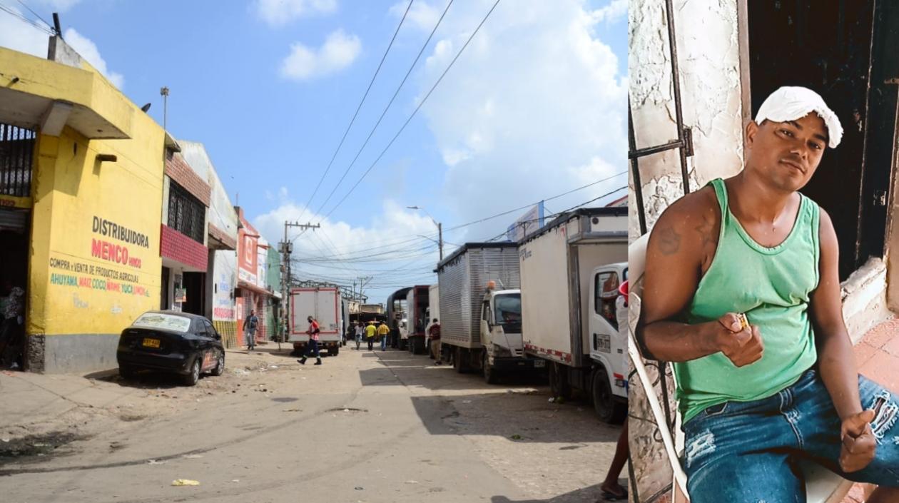 Pedro Antonio De la Hoz fue asesinado en este sector de 'El Boliche'. 