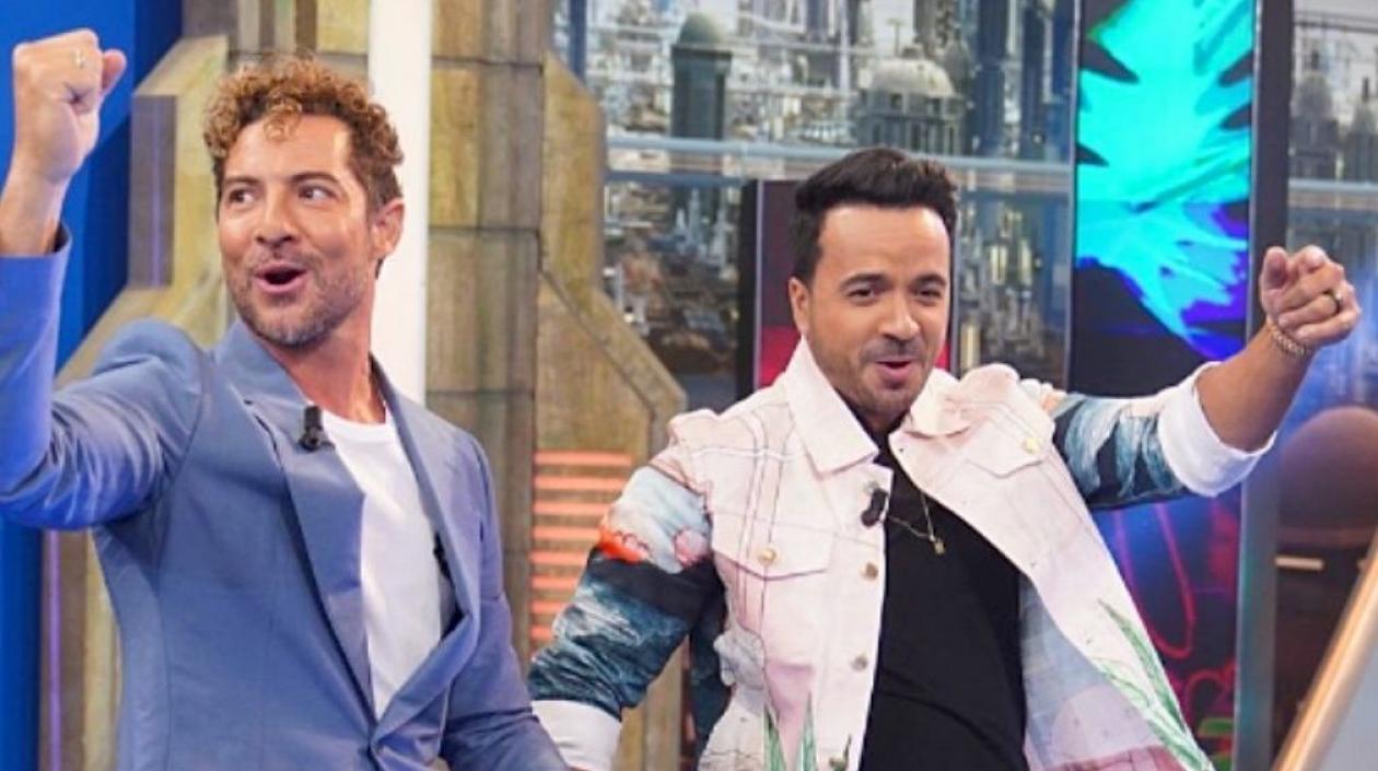 David Bisbal y Luis Fonsi, cantantes.