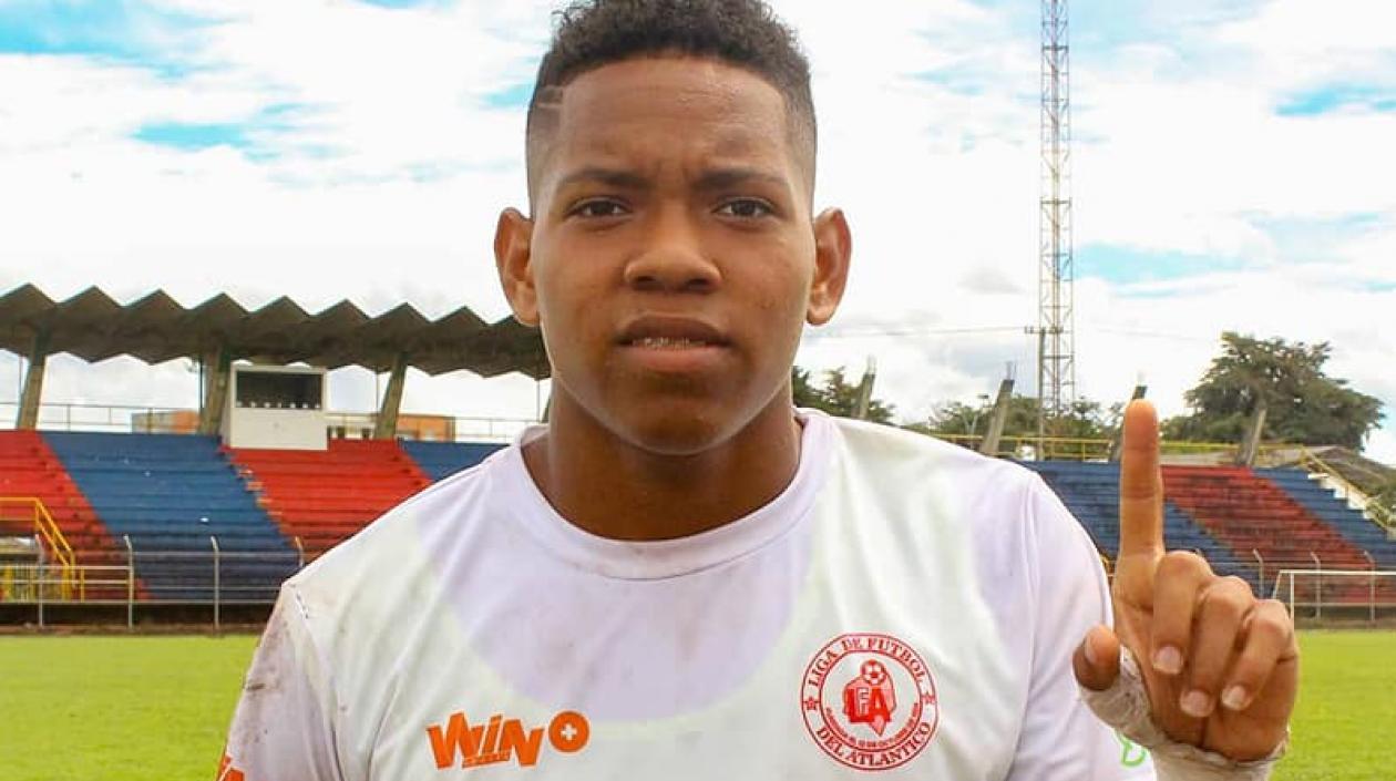 Jesús Díaz, jugador de la Selección Atlántico. 