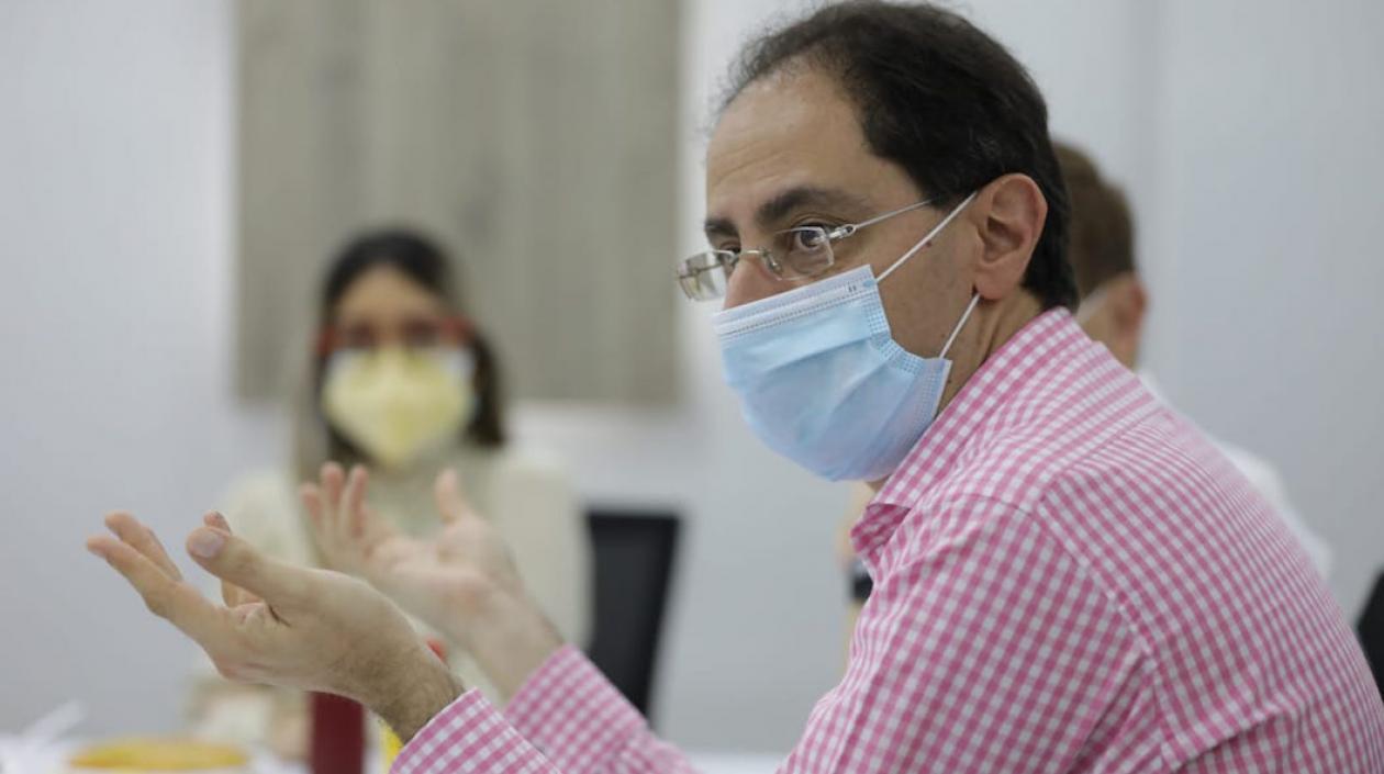 José Manuel Restrepo, Ministro de Hacienda.