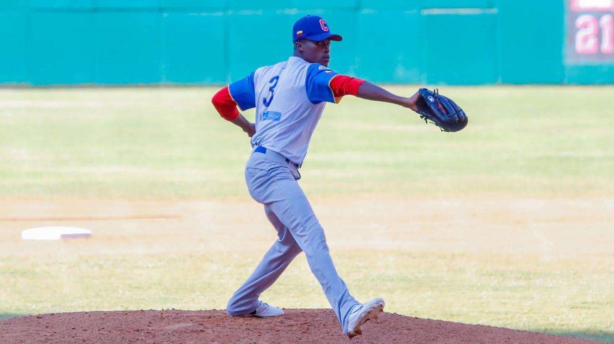 Reiver San Martín, lanzador colombiano. 