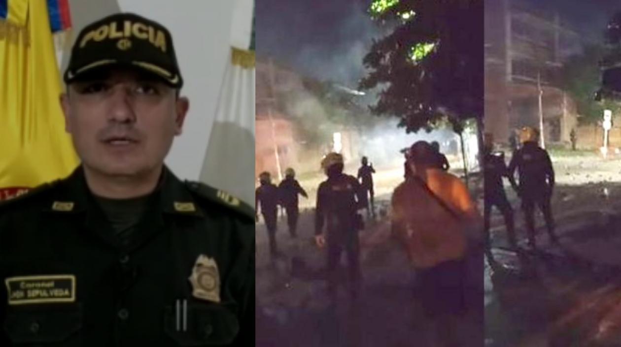 El comandante (e) de la Policía Metropolitana de Barranquilla, coronel Jhon Sepúlveda.