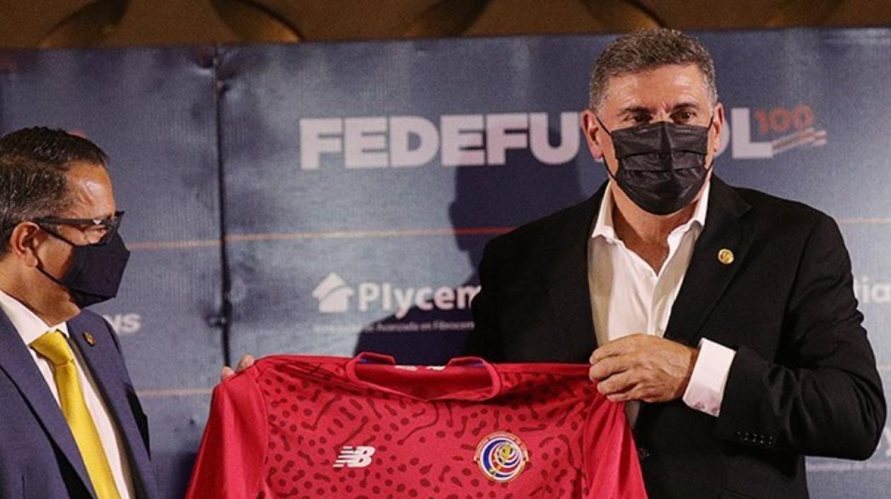 Luis Fernando Suárez, técnico de Costa Rica. 