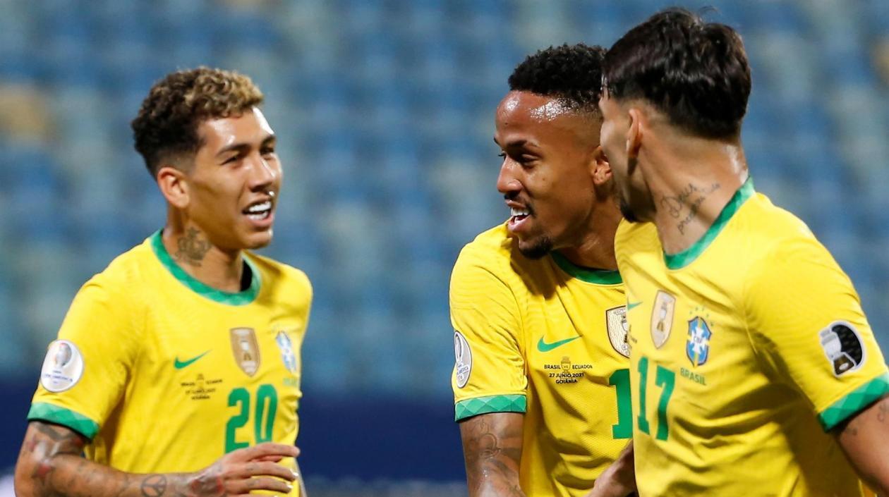 Eder Militao marcó el gol de Brasil. 