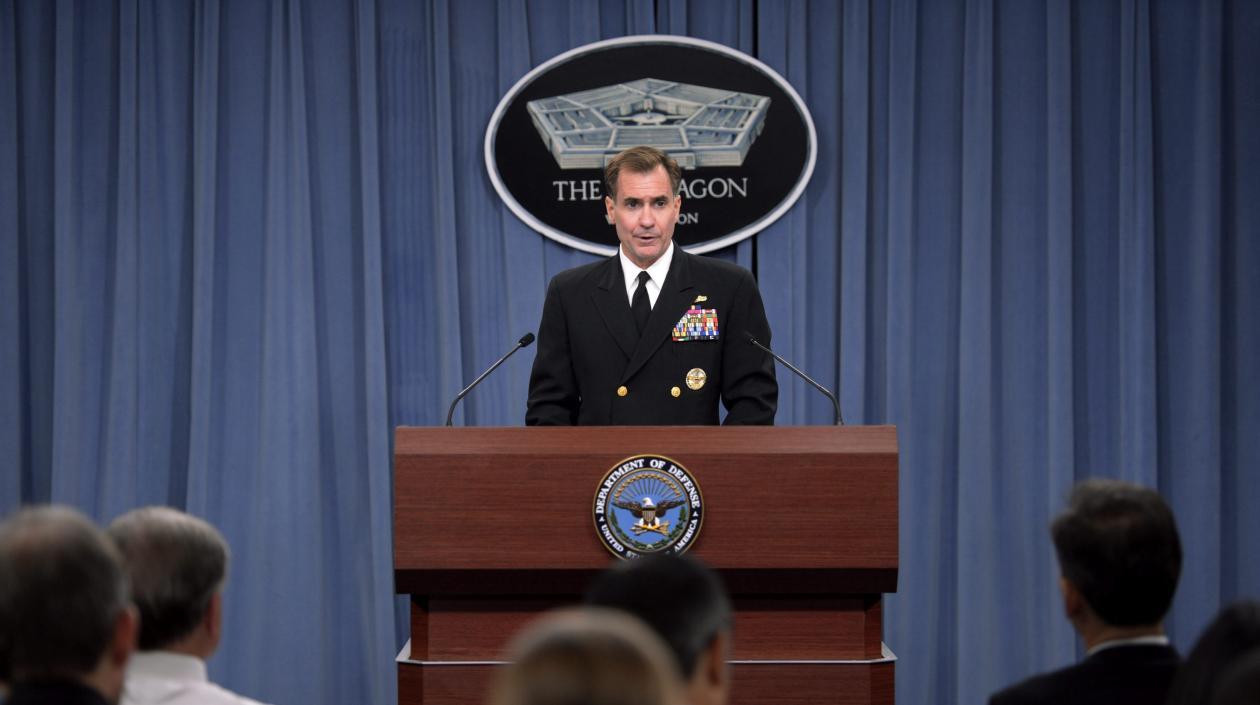 John Kirby, Portavoz del Pentágono.