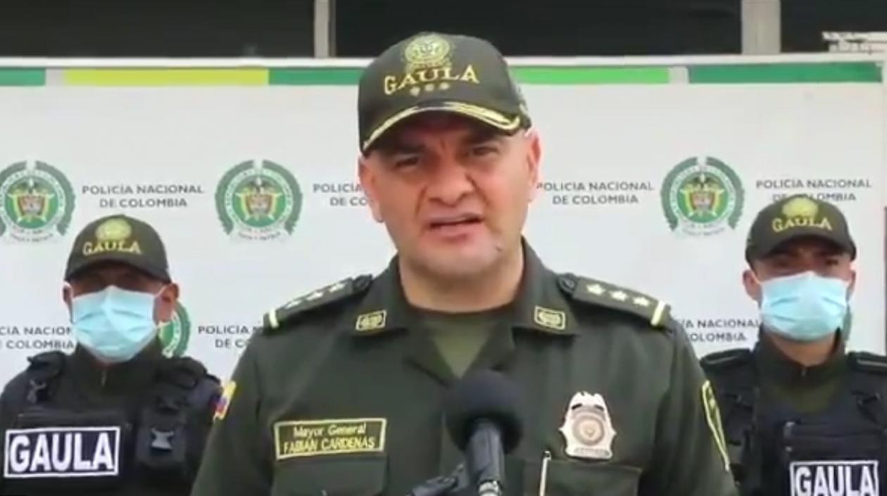 MG Fabián Cárdenas, Comandante del Gaula.
