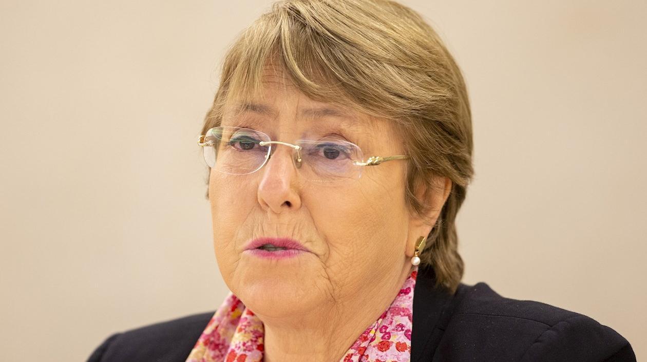 Michelle Bachelet,  alta comisionada de la ONU para los derechos humanos.