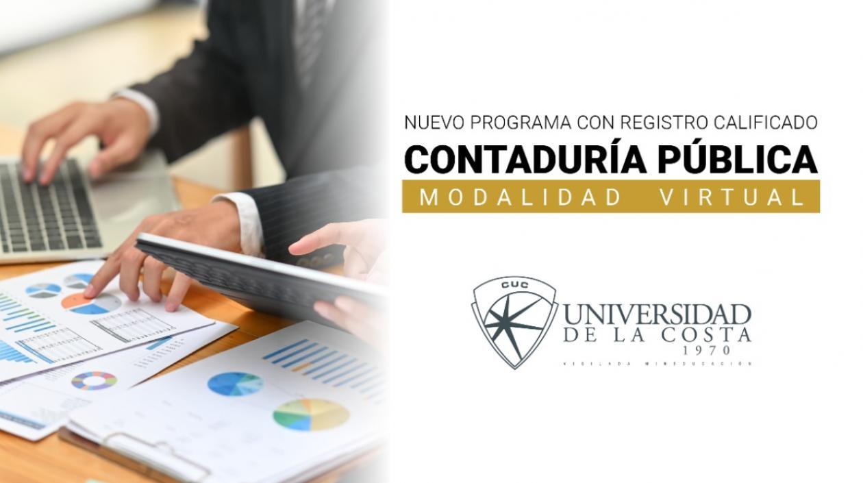 Programa de contaduría pública, modalidad virtual.  