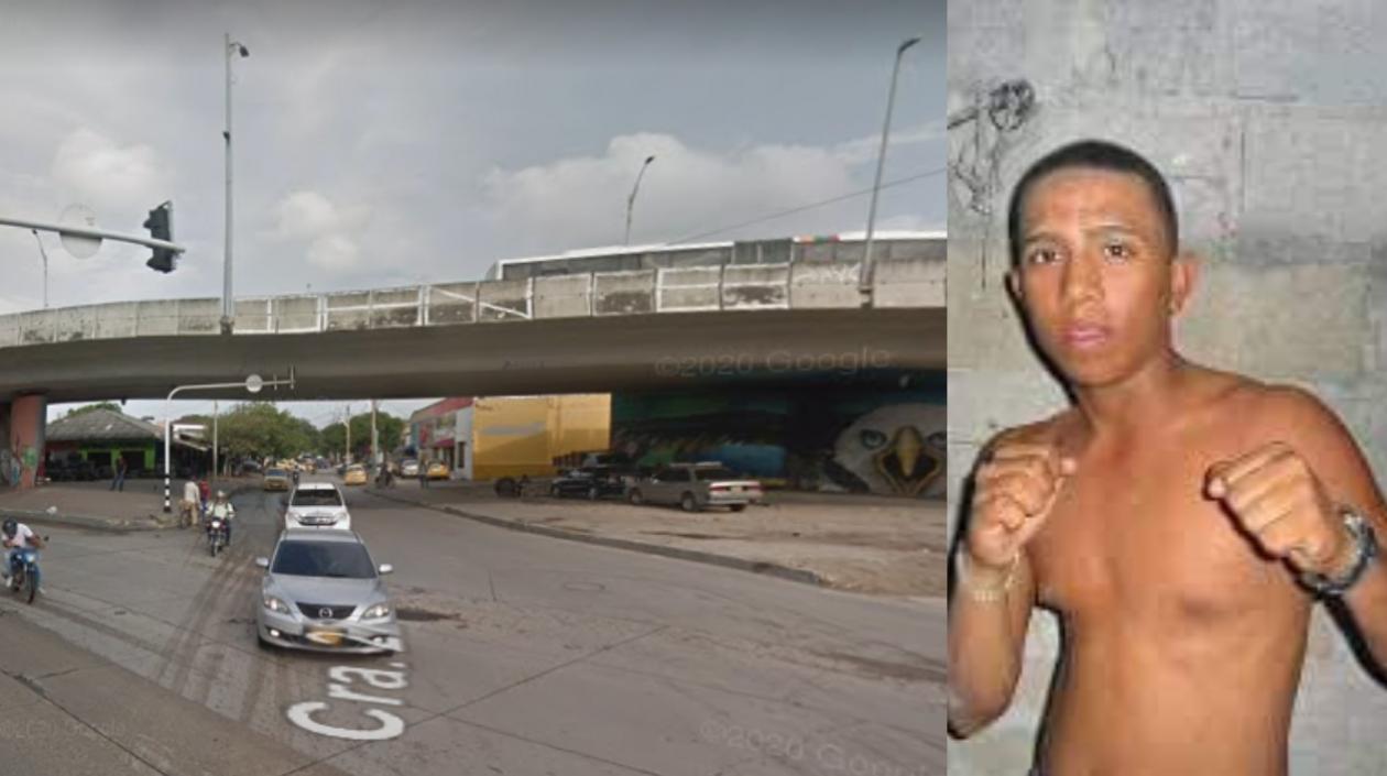 Jonathan Díaz Ávila fue arrollado en esta zona de la Cordialidad. 