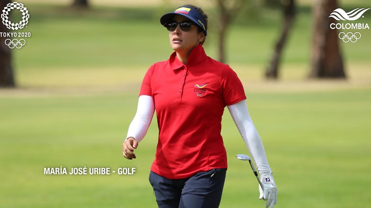 María José Uribe, golfista colombiana. 