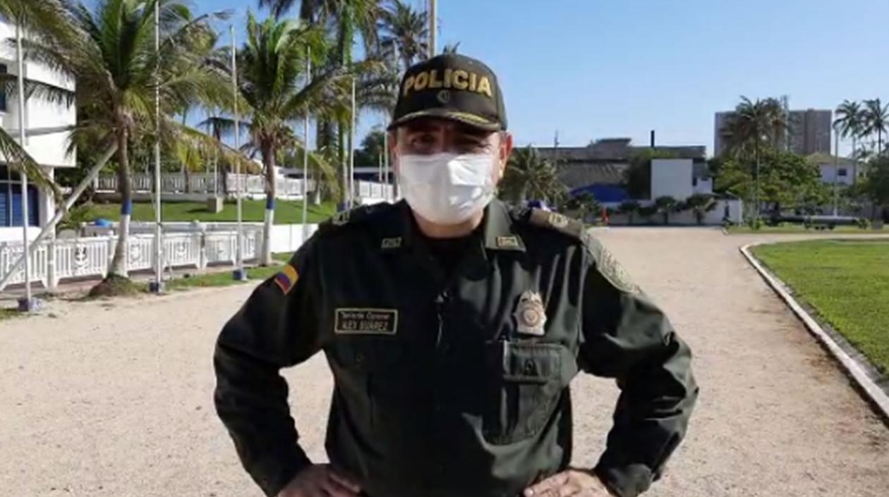  Teniente coronel Alex Suárez. 